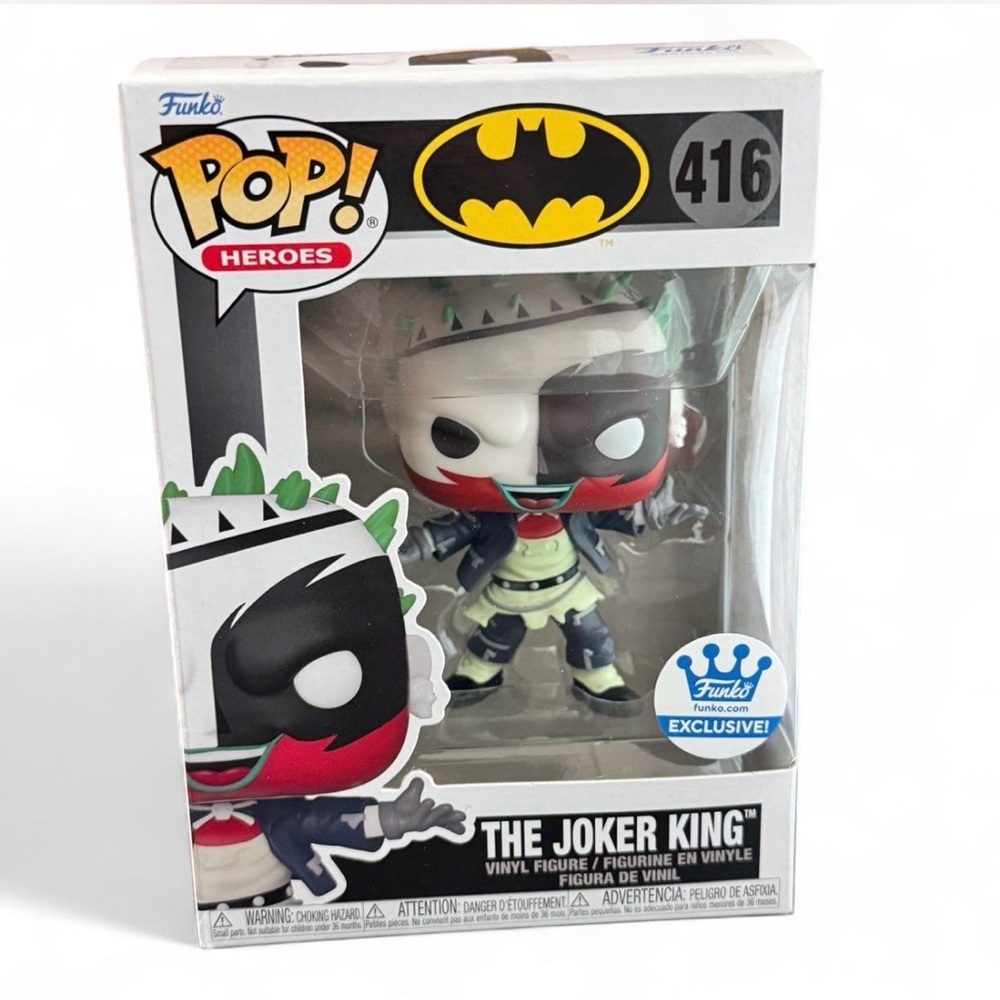 Funko Pop The Joker King #416 DC Heroes Funko Shop Exclusive Vinyl Figure